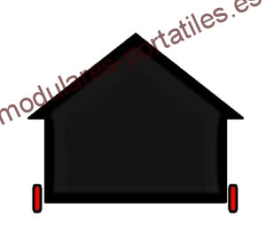 casa prefabricada convencional en base de ruedas