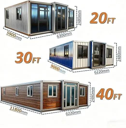 Casa prefabricada: Tiny House Modular, casa portátil prefabricada, casa contenedor plegable